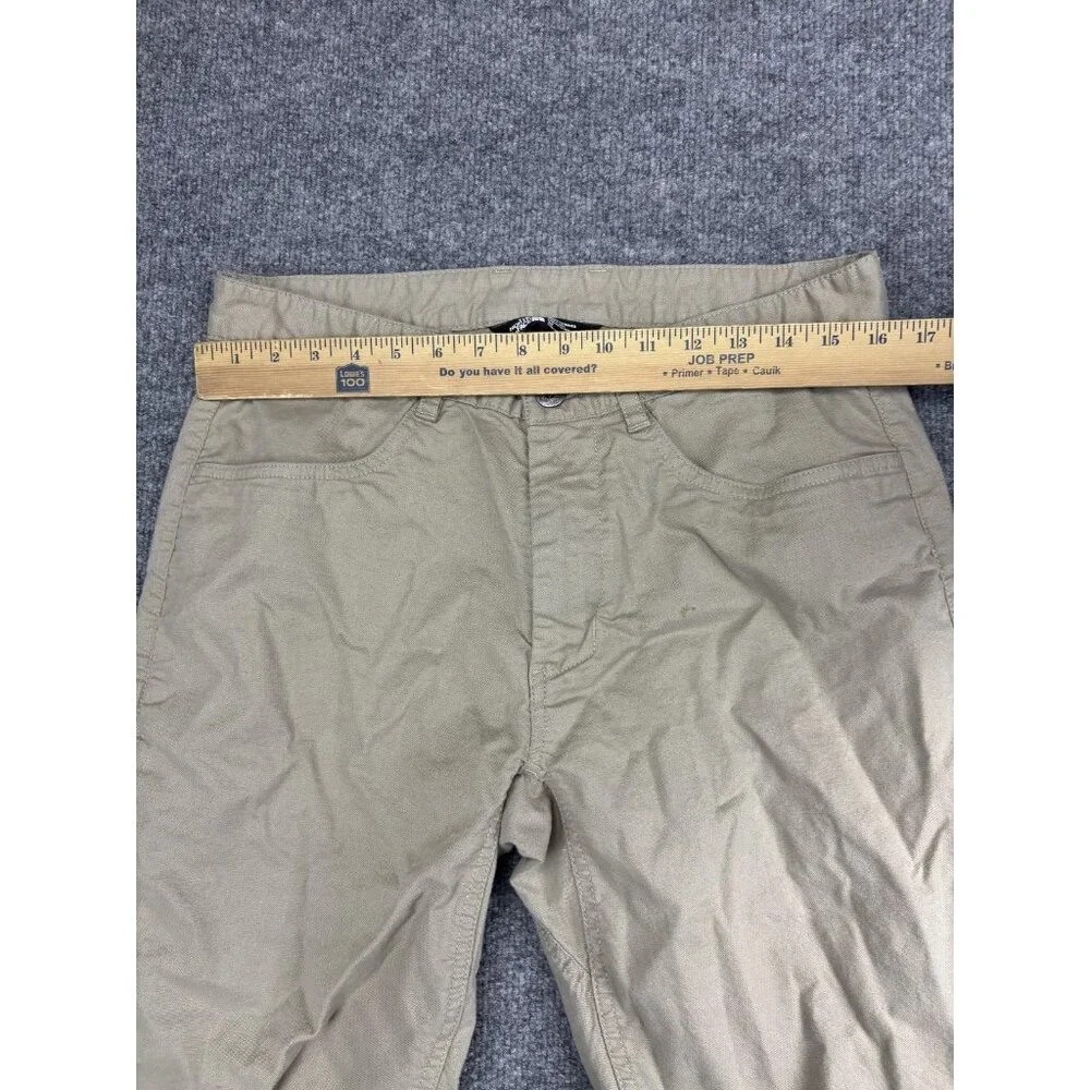 The North Face Pants Mens 32‎ Short Khaki Beige Stretch Cotton Chino Straight